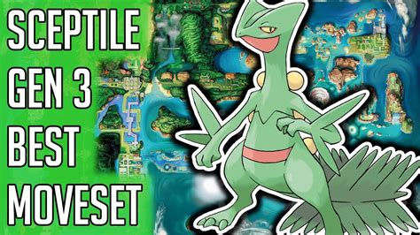 sceptile best moveset